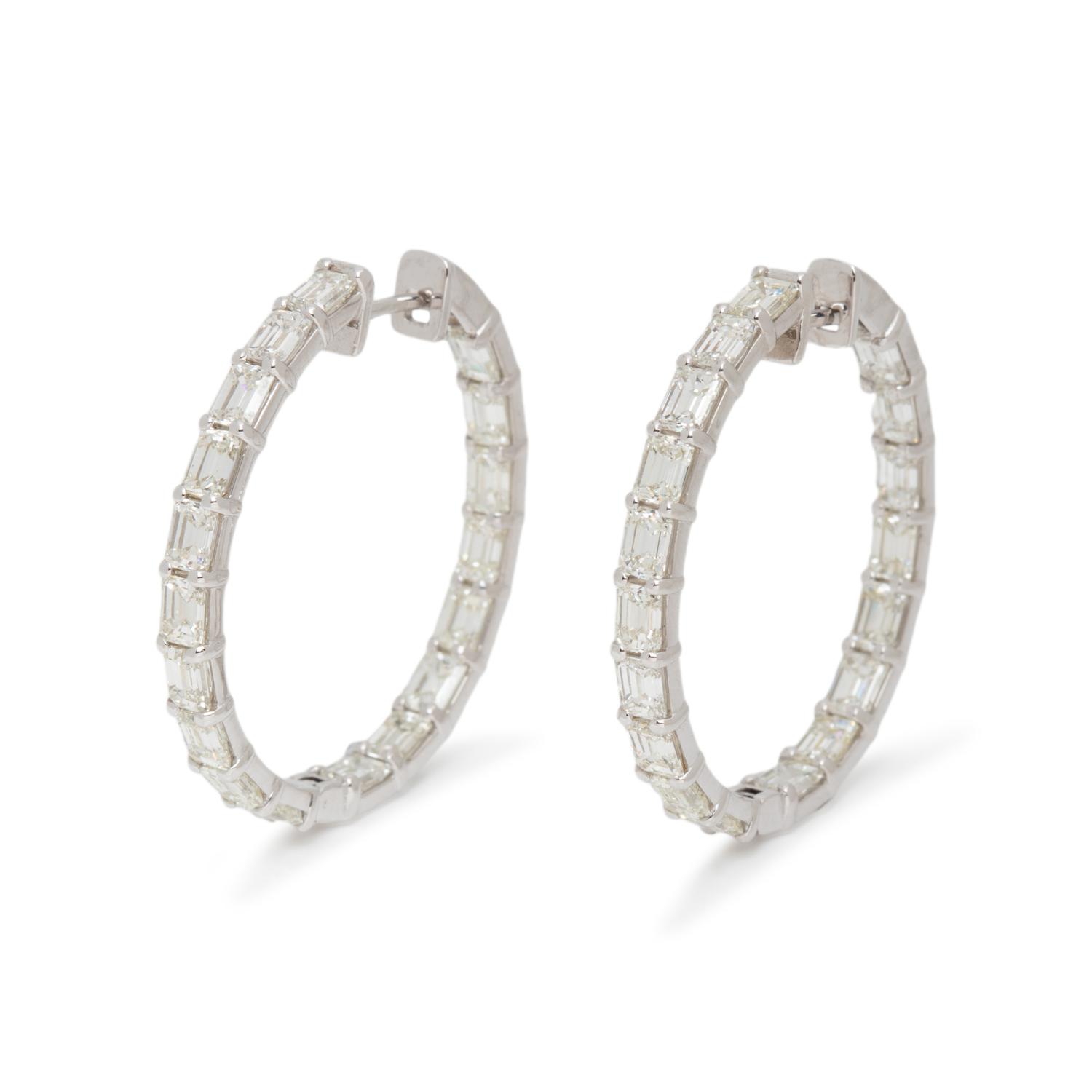 DIAMOND HOOP EARRINGS