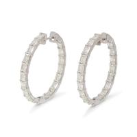 DIAMOND HOOP EARRINGS