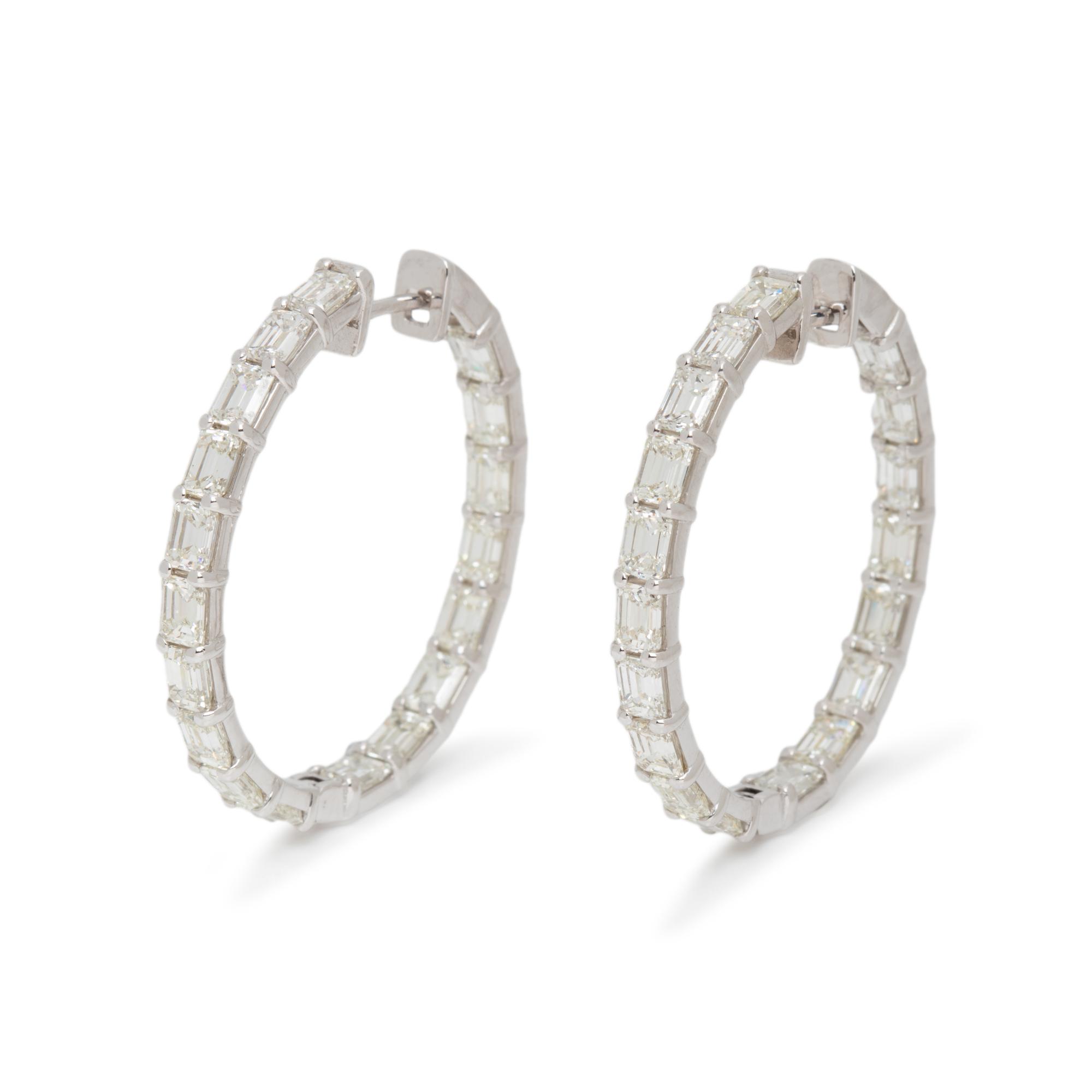 DIAMOND HOOP EARRINGS