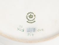 A Royal Copenhagen Flora Danica Porcelain Covered Tureen and Platter
