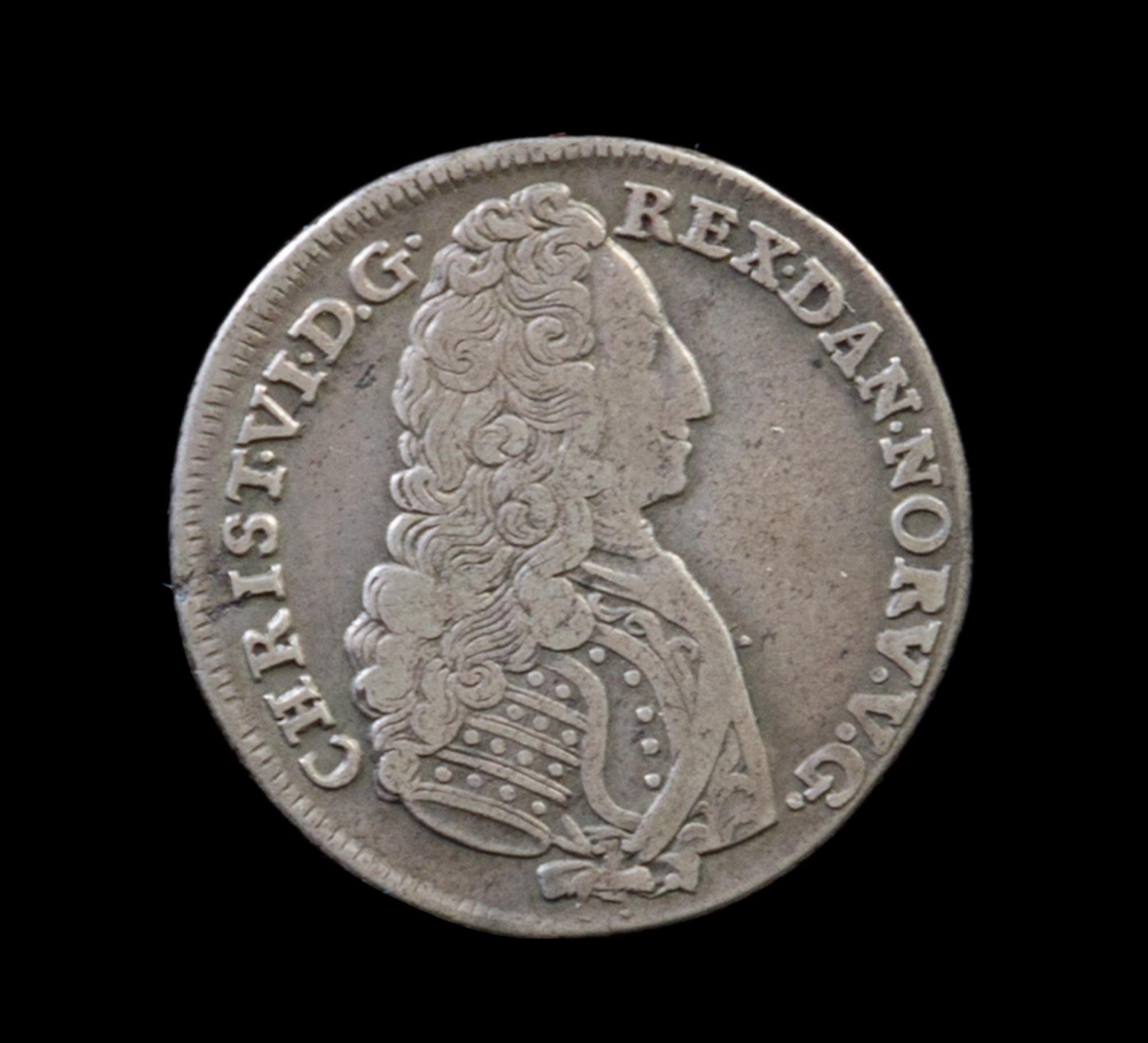 A Danish 24 Skilling Coin, 1732