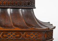 Two Chinese Chippendale Style Mahogany Hanging Shelves — 20TH CENTURY