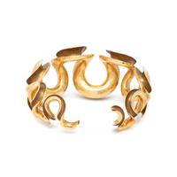 ERNST BEK, YELLOW GOLD CUFF BRACELET