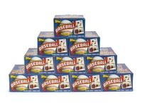 A Group of 10 Case Fresh Wax Boxes of 1984 Topps Baseball Cards
