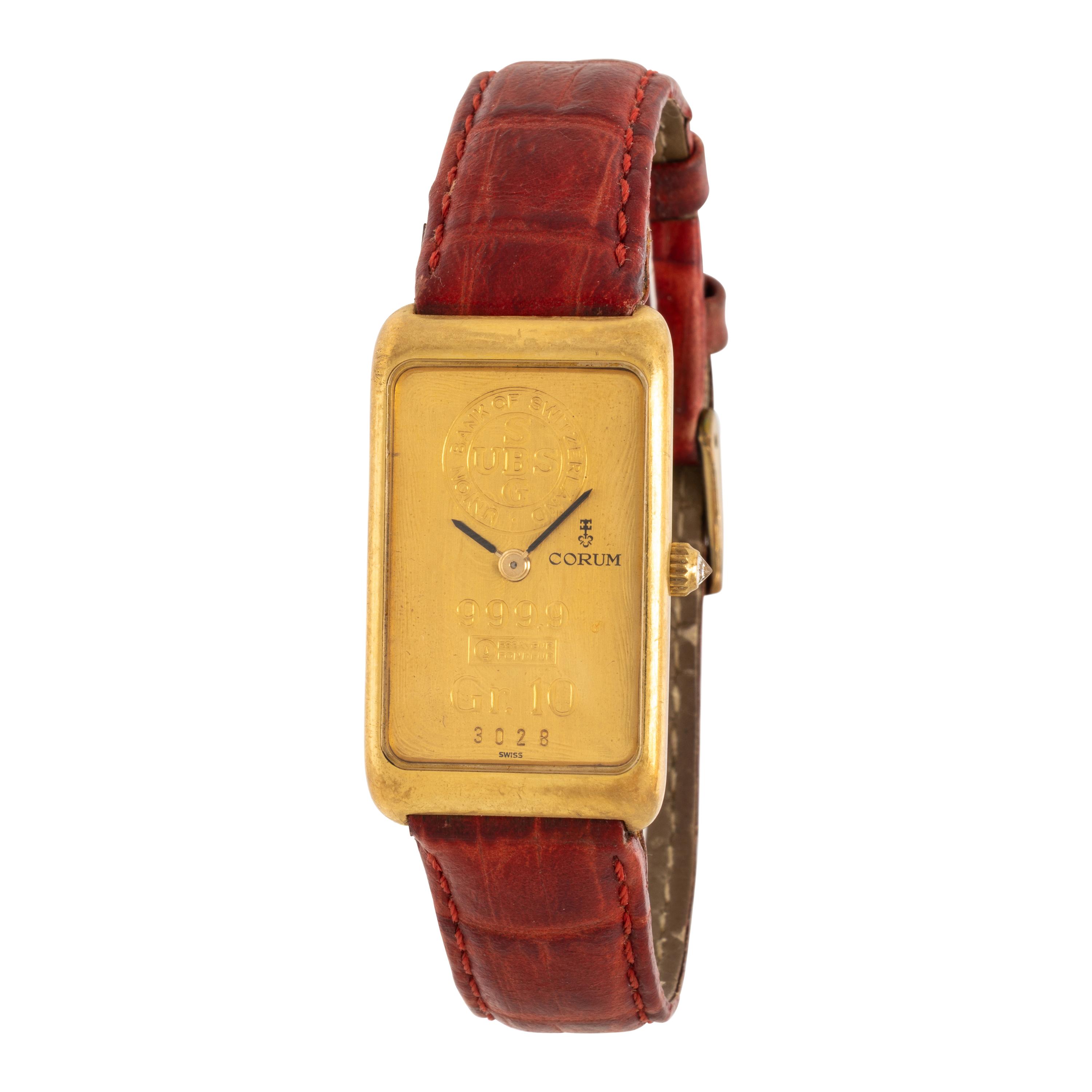Corum, 18K Yellow Gold 'Ingot' Watch