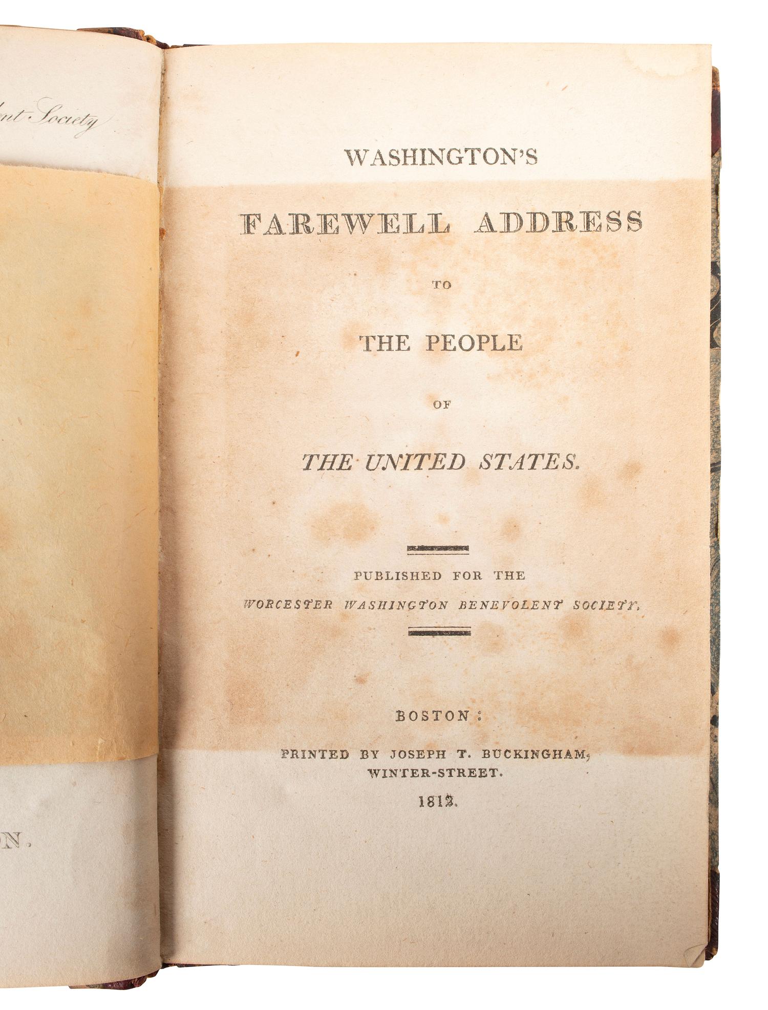 [WASHINGTON, George (1732-1799)]. A group of biographies, histories, and catalogues of portraits, comprising: