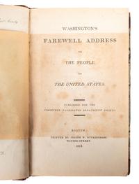 [WASHINGTON, George (1732-1799)]. A group of biographies, histories, and catalogues of portraits, comprising:
