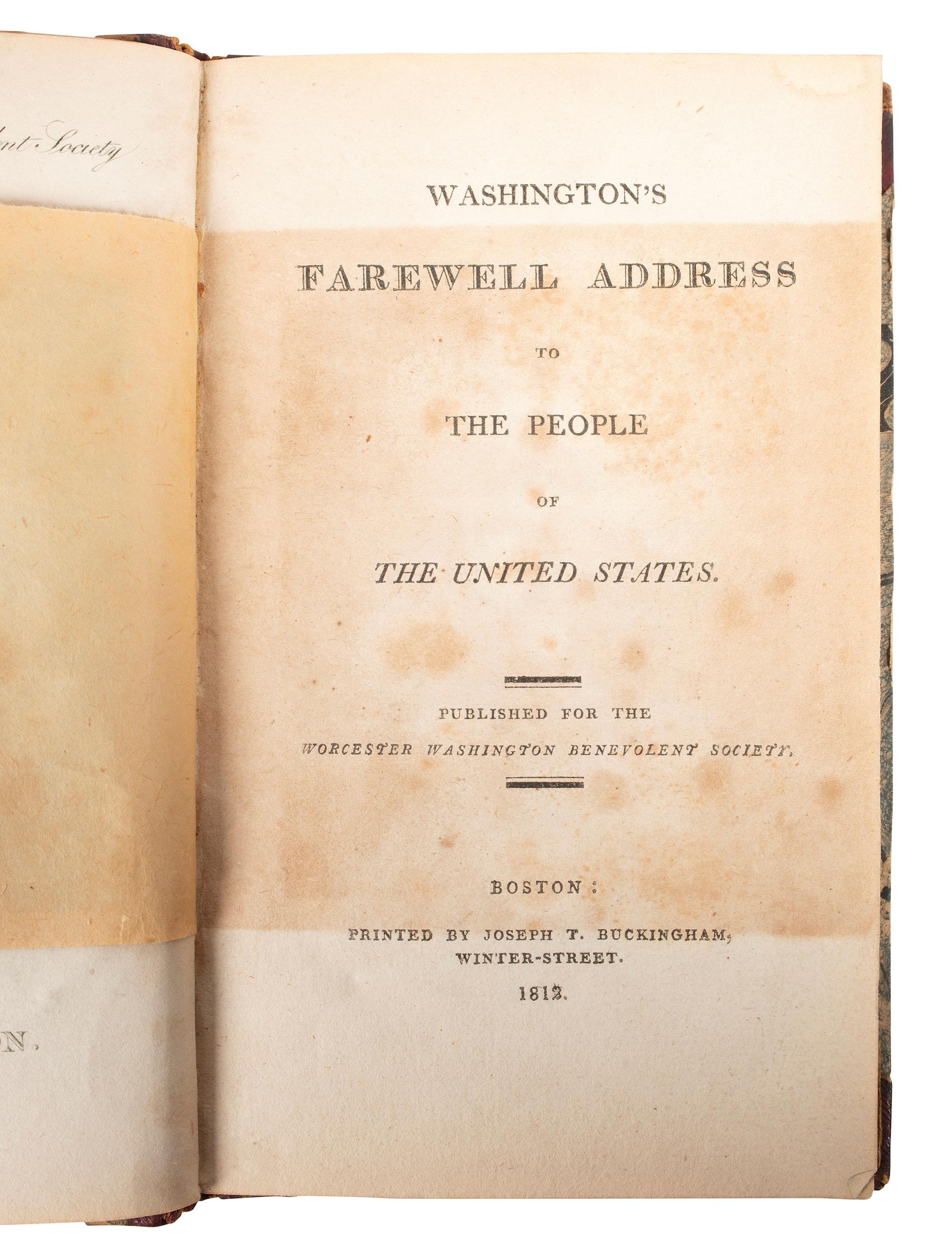[WASHINGTON, George (1732-1799)]. A group of biographies, histories, and catalogues of portraits, comprising: