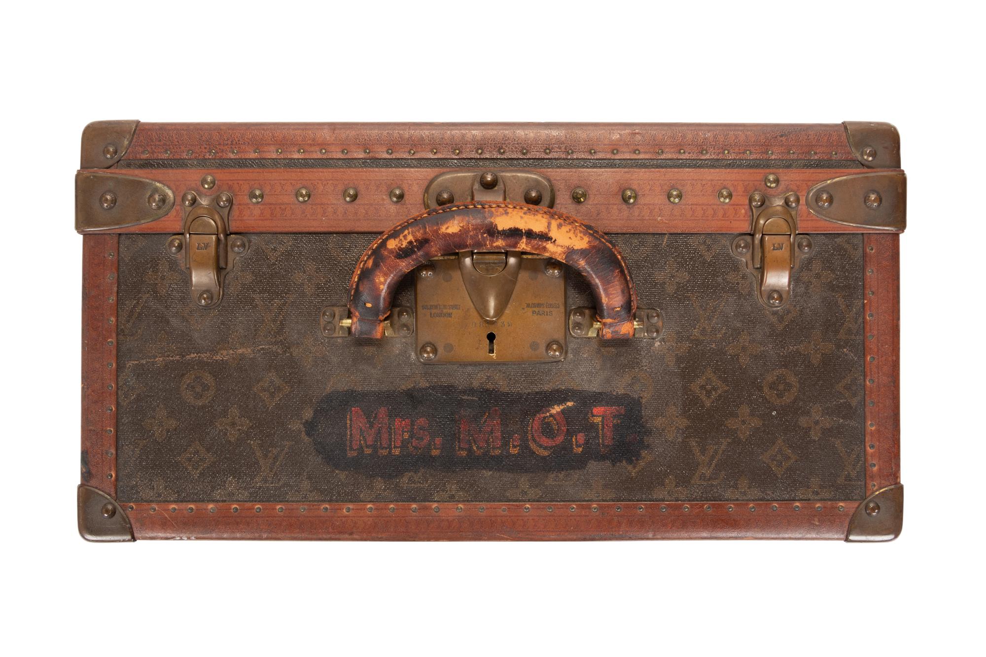 Two Louis Vuitton Early 20th Century Travel Trunks