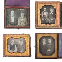 [EARLY PHOTOGRAPHY]. 20 sixth plate daguerreotypes featuring couples.
