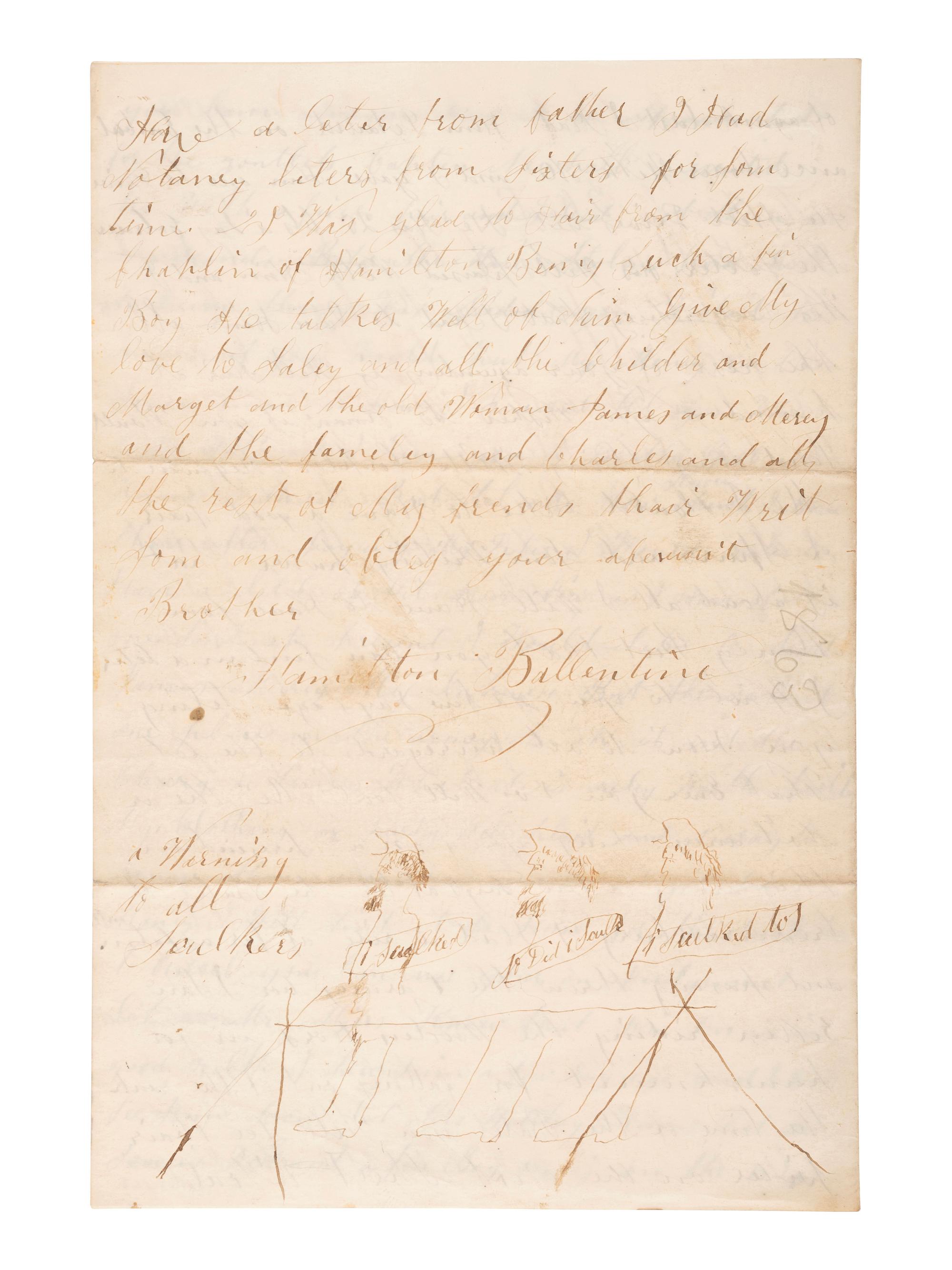 [CIVIL WAR]. Manuscript archive of Sergeant Hamilton Ballentine (1833-1920), Co. K, 6th Pennsylvania Cavalry, "Rush's Lancers," featuring battle content from key engagements and descriptions of "Sheridan's Raiders."