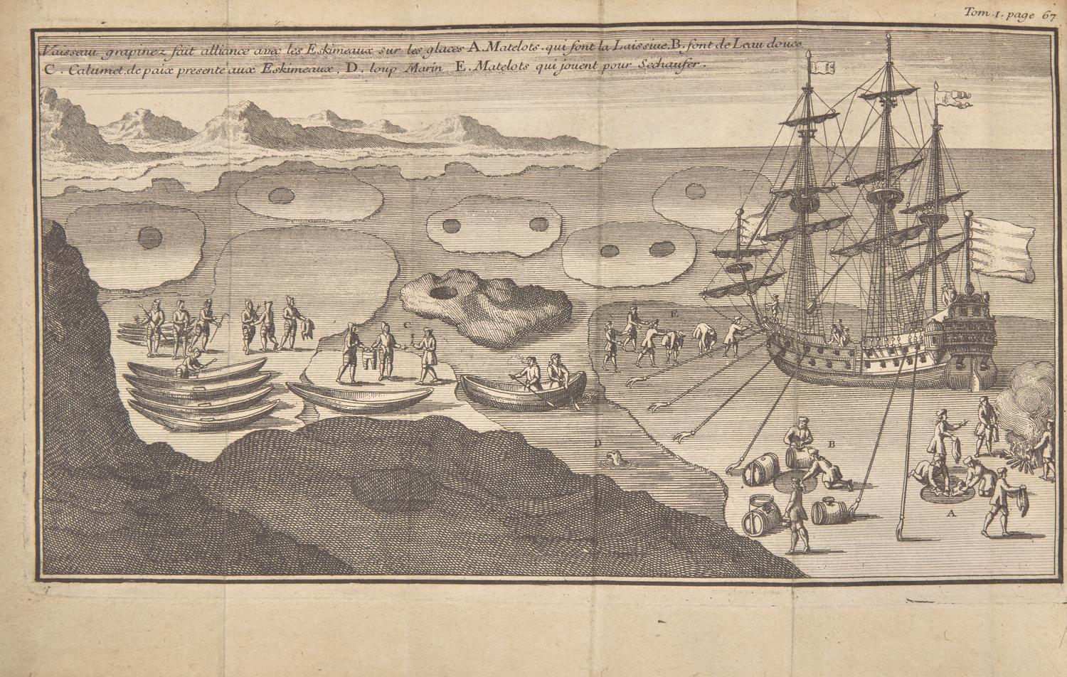 [Canadiana] Bacqueville de la Potherie, (Claude-Charles Le Roy). Histoire de l'Amerique Septentrionale...