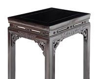 A Pair of Chinese Hardwood Pedestal Tables