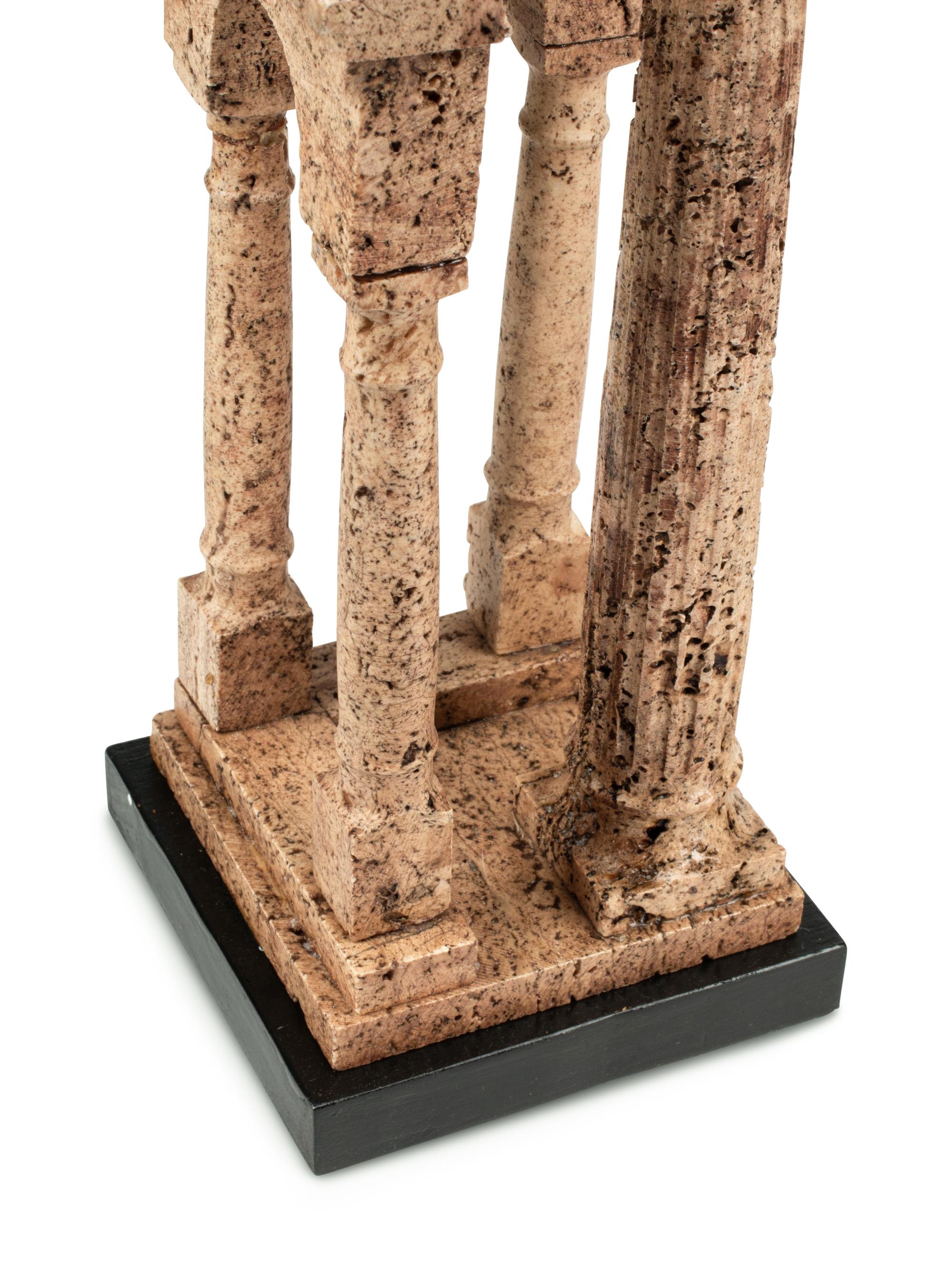 A Set of Four Grand Tour Style Composition Models of Ruins