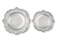 Two American Silver Repoussé Bowls