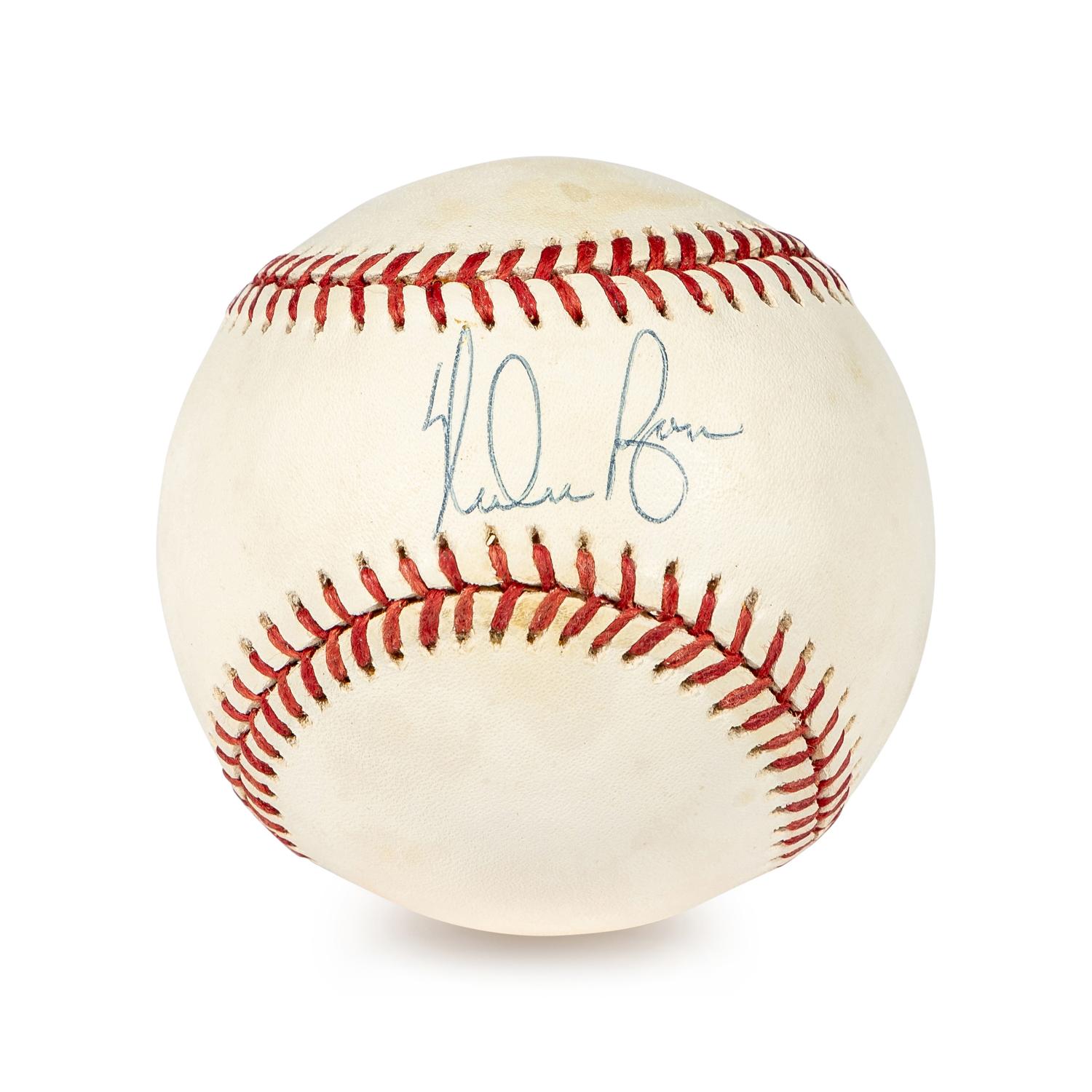 A Nolan Ryan Signed Autograph Baseball (Beckett Authentication Services BAS Certified),