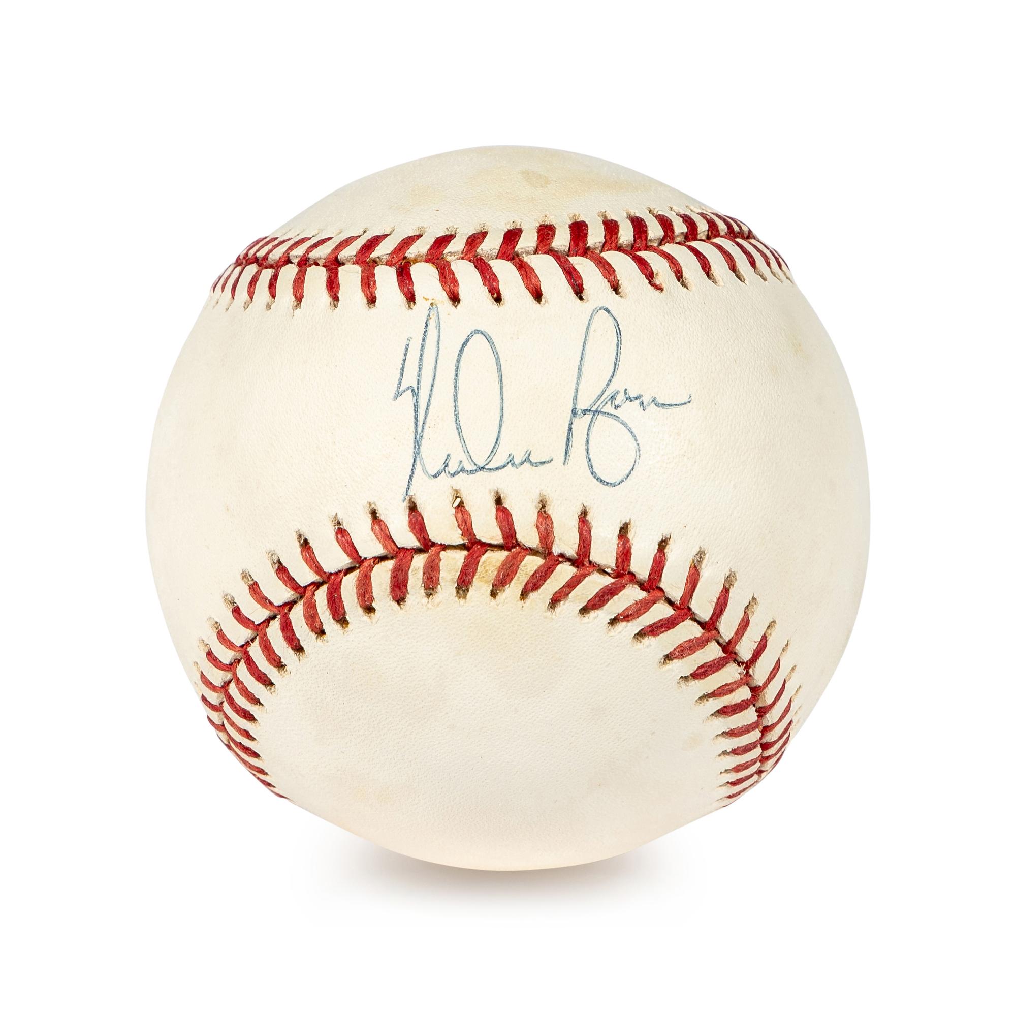 A Nolan Ryan Signed Autograph Baseball (Beckett Authentication Services BAS Certified),