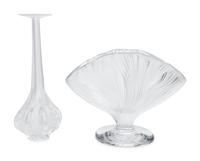 A Lalique Ichor Vase and Marie-Claude Vase