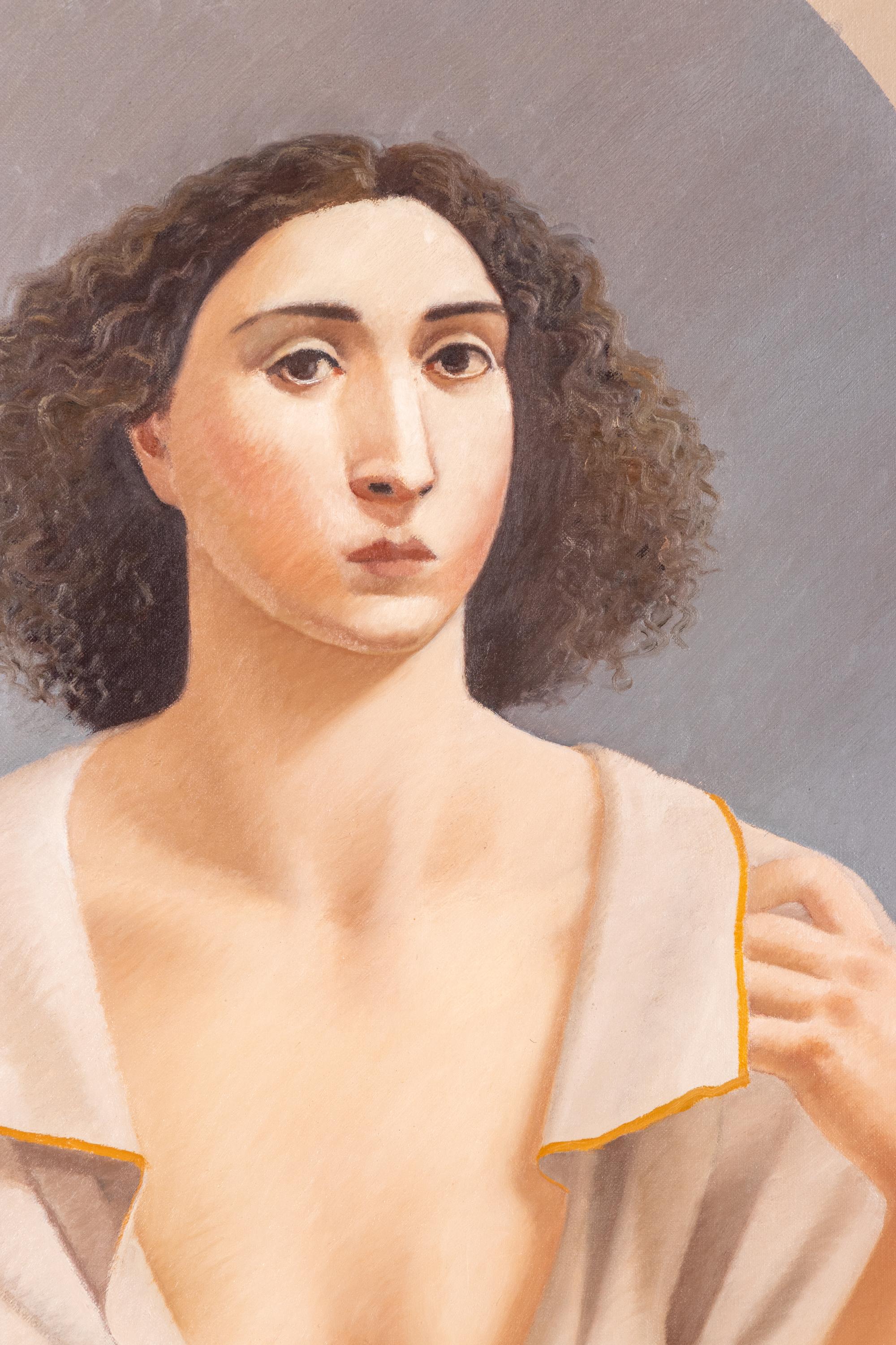 Woman with Letter