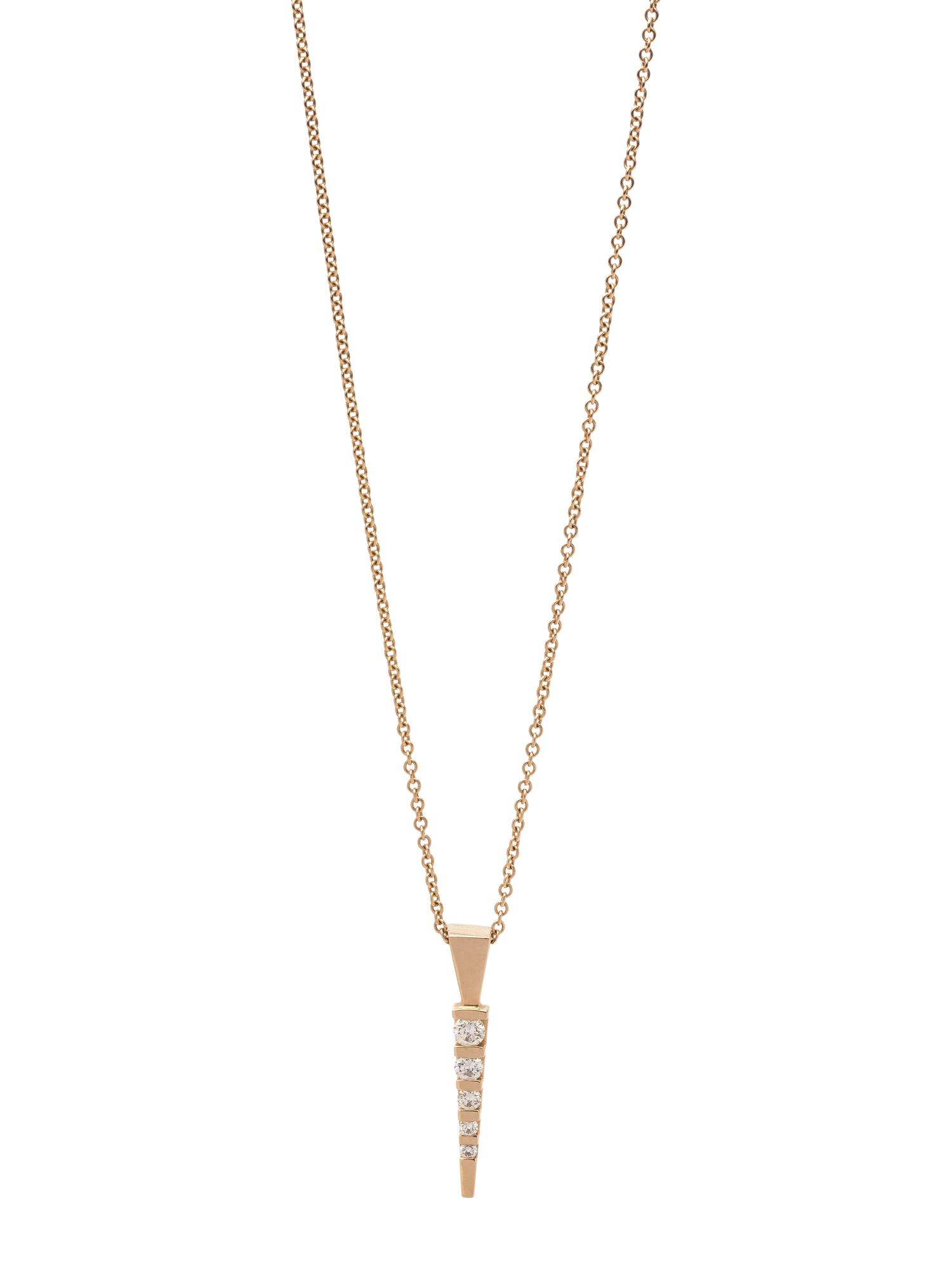 YELLOW GOLD AND DIAMOND PENDANT/NECKLACE