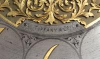 A Chippendale Style Marquetry Tall Case Clock Retailed by Tiffany & Co.