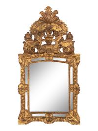 A Régence Style Giltwood Mirror