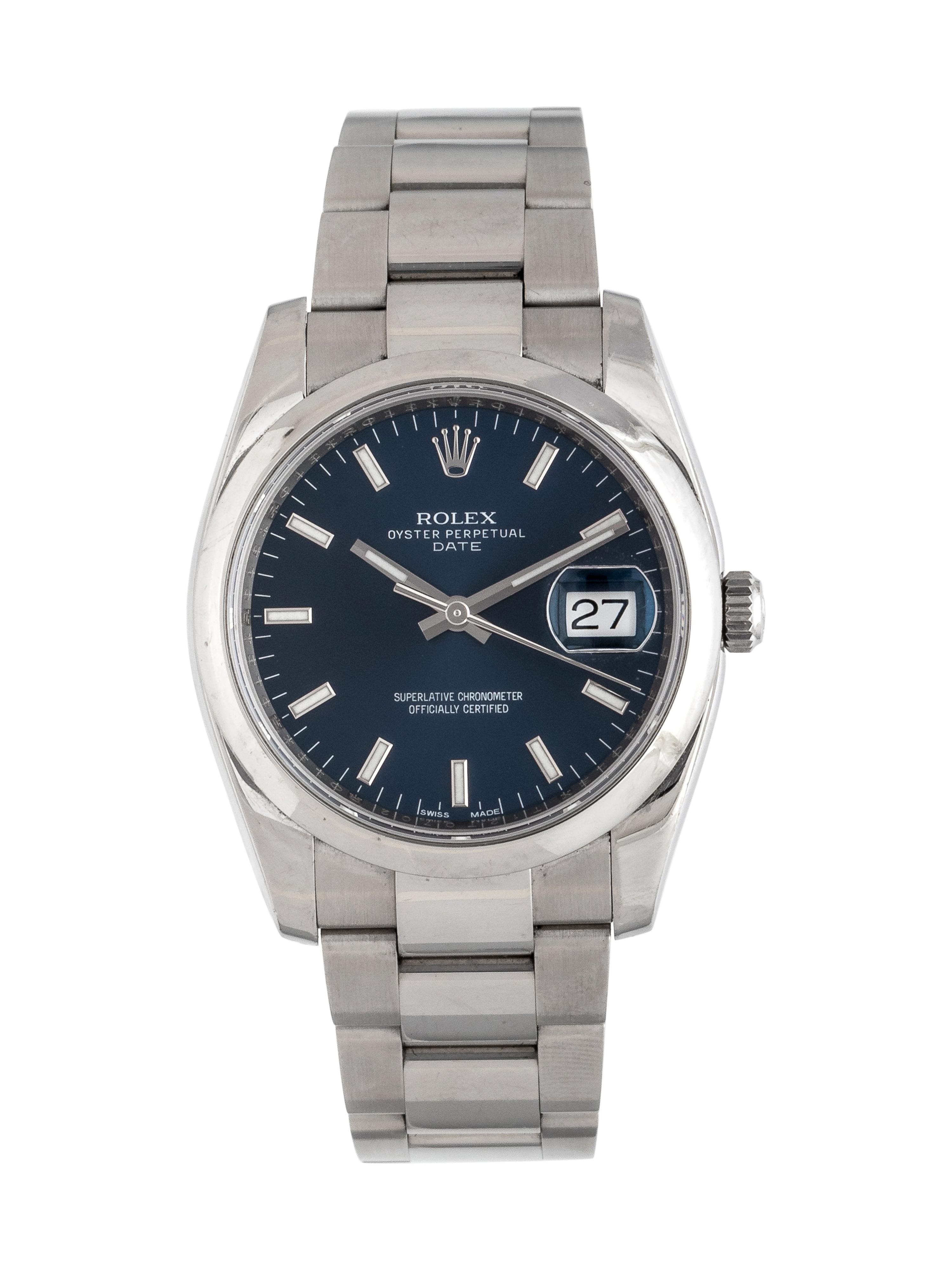 Rolex, Stainless Steel Ref. 115200 'Oyster Perpetual Date' Wristwatch