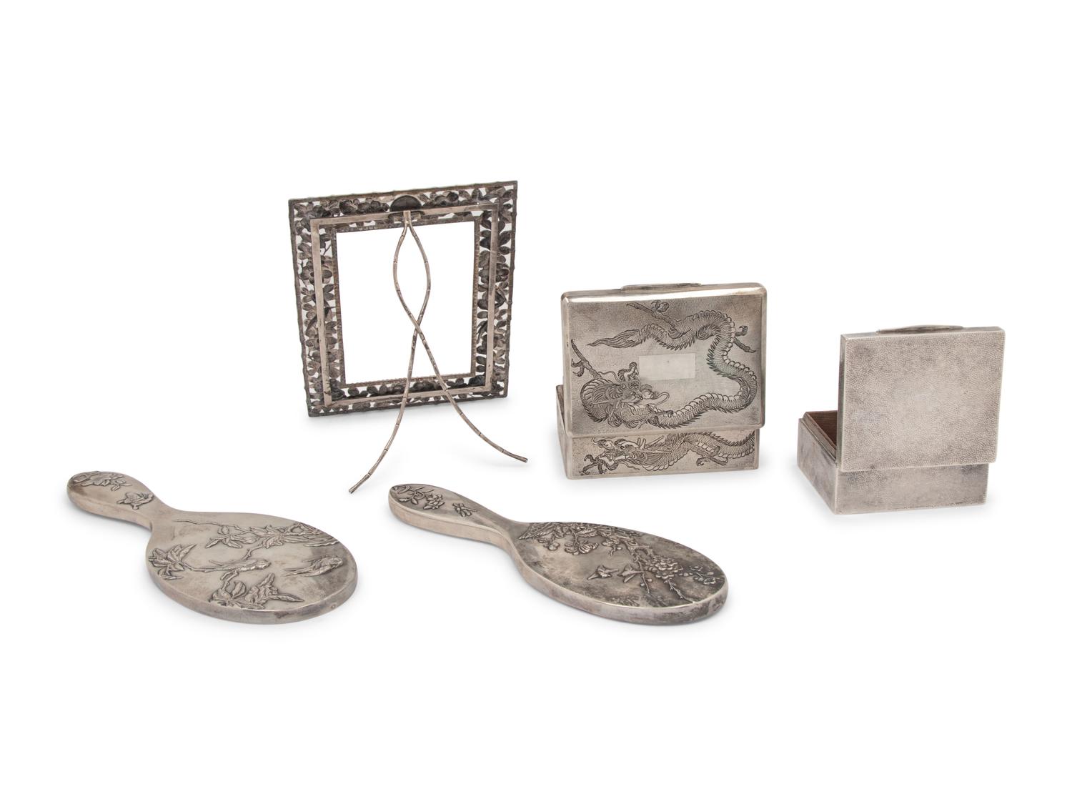 Five Chinese Export Silver Articles
