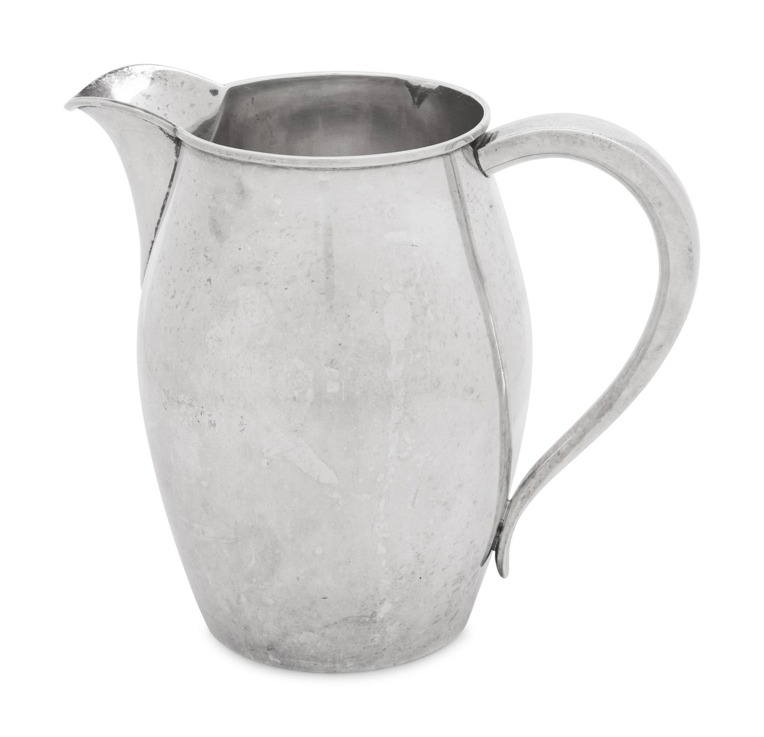 An American Silver Pitcher