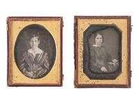 [EARLY PHOTOGRAPHY]. 26 quarter plate daguerreotype portraits featuring women of varying ages.