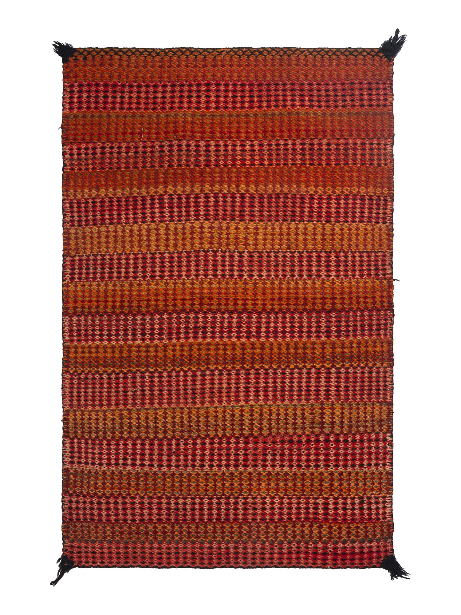 Navajo Twill Weave Double Saddle Blanket / Rug