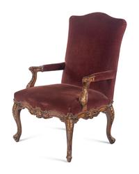 A Régence Style Walnut Armchair