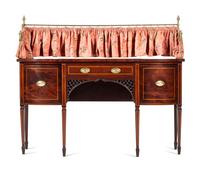 An Edwardian Mahogany and Satinwood Sideboard