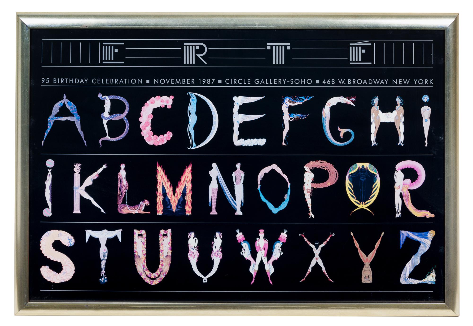 Erte (Romain de Tirtoff) (Russian/French, 1892-1990) Two…