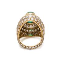 EMERALD AND DIAMOND RING