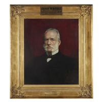 Albert Rosenthal (1863-1939) Portrait of George Washington Biddle (1818-1897)