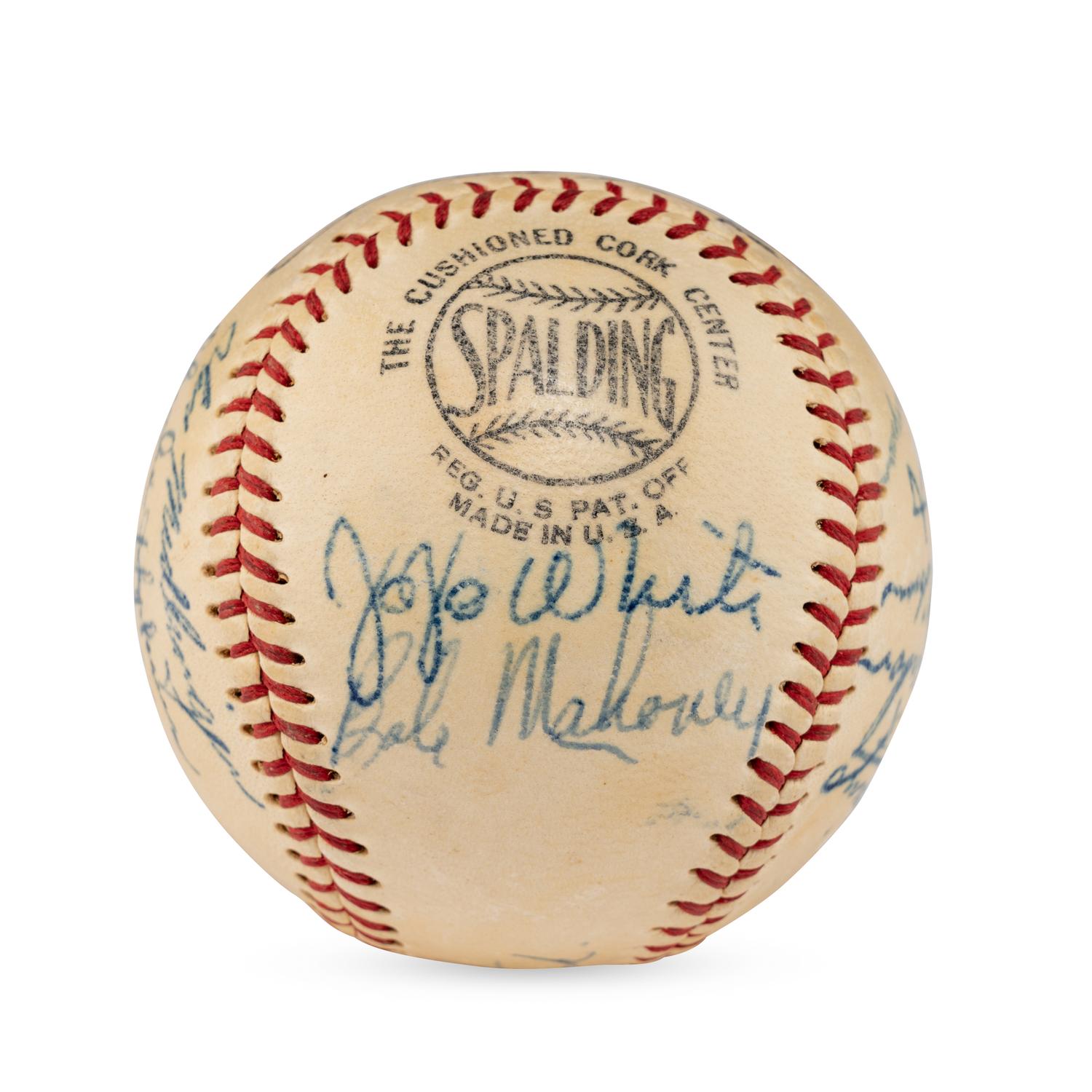 A 1952 San Antonio Missions Team Signed Autograph Baseball