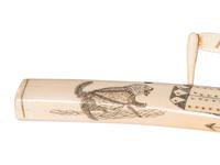Alaskan Scrimshawed Cribbage Board