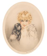 Louis Icart, (French, 1888-1950), Dear Friends, 1929