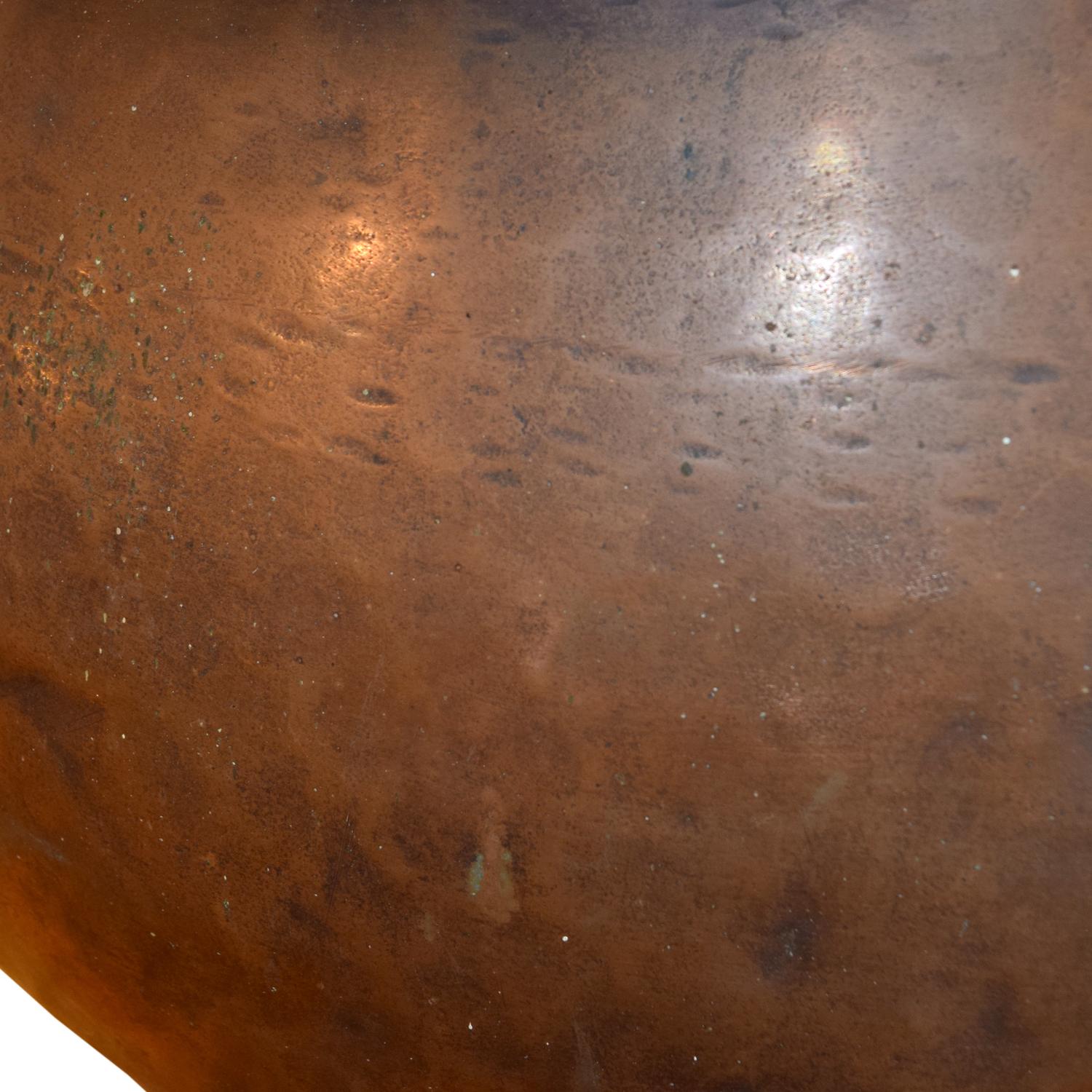A Copper Cooking Vessel on Stand 25" W x 25" D x 26.5" H — France, Circa 1900