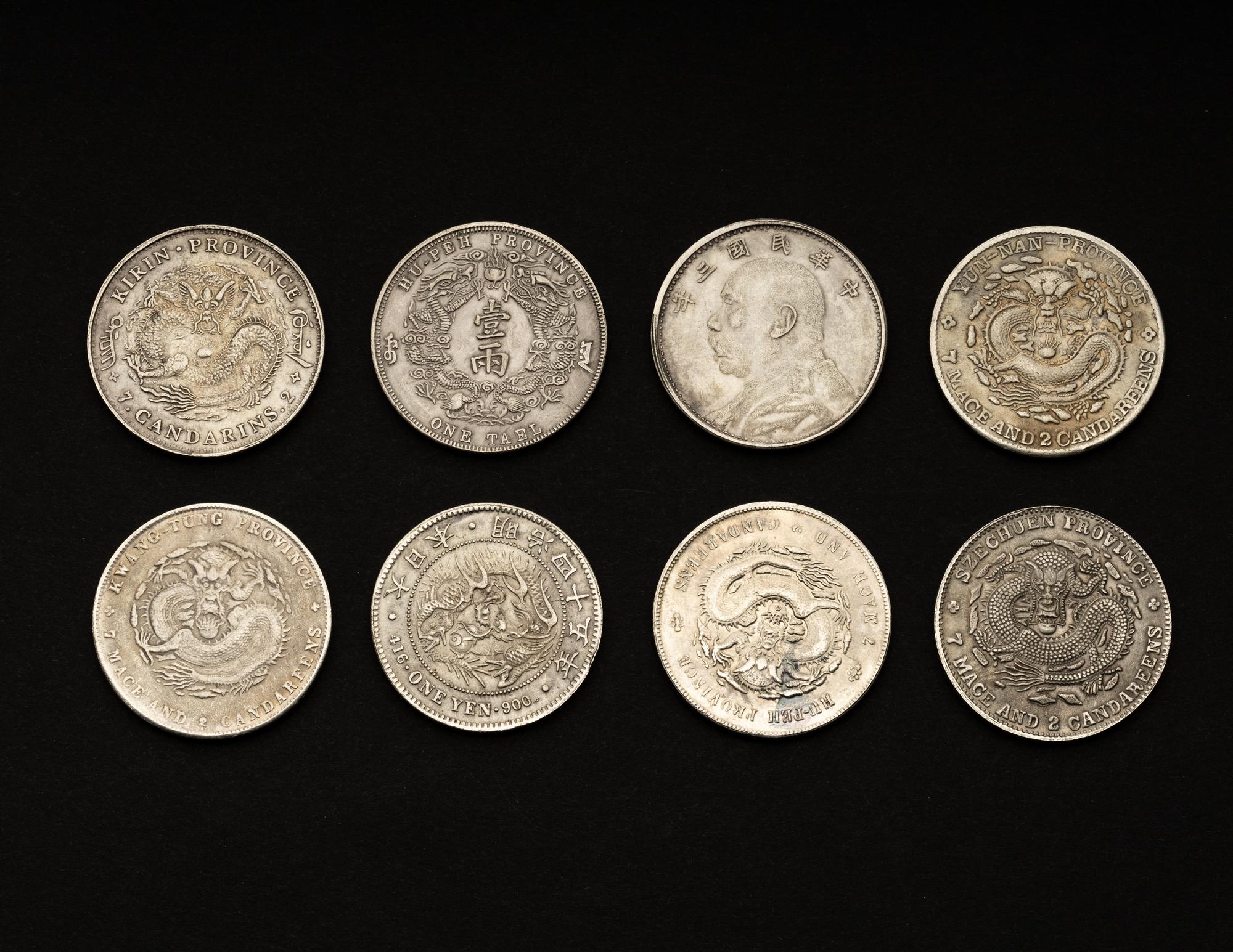 Eight Chinese Coins