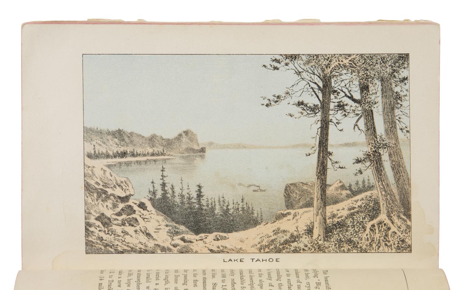 Griswold, Norman Whitmore (1843-1904). Beauties of California. Views and Descriptions of Yosemite Valley, Big Trees, Geysers, Lake Tahoe, Donner Lake, San Francisco... San Francisco: H.S. Crocker & Co., 1884.