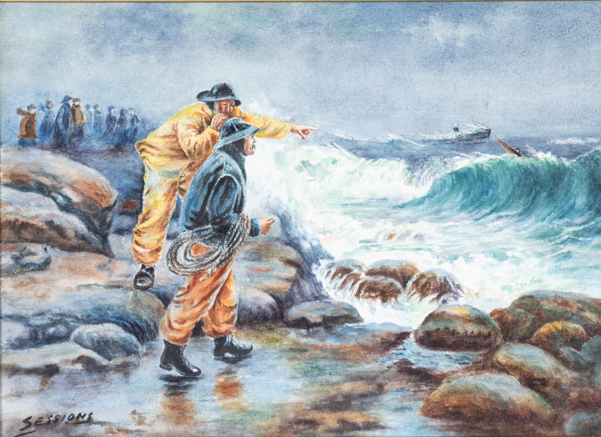 Boat Rescue (Sea Scene)