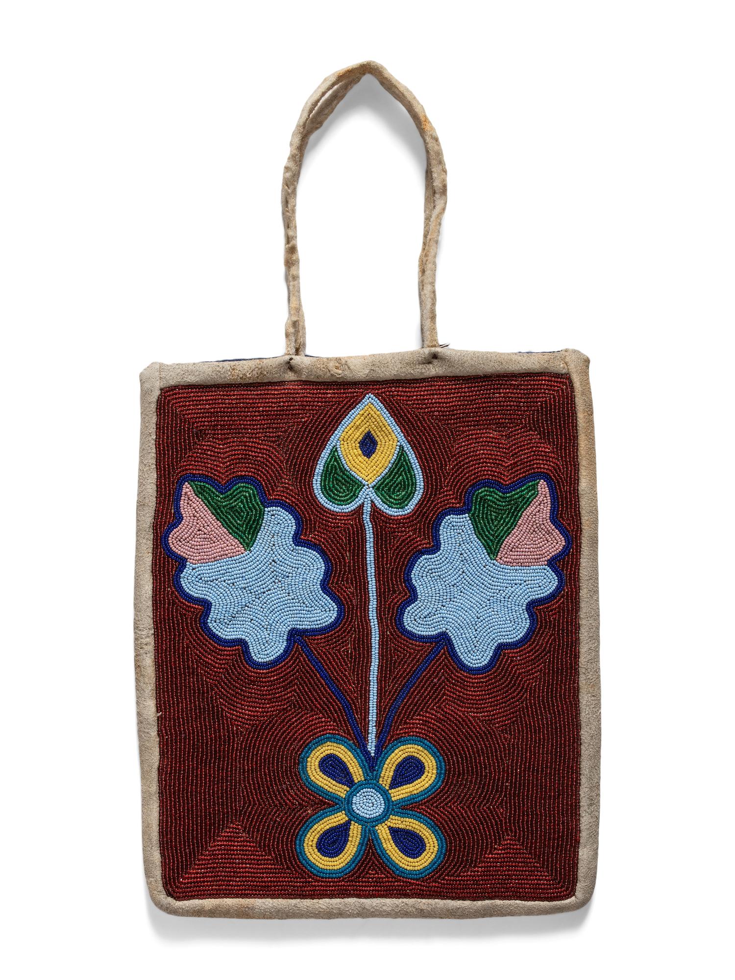 Plateau Purse, with Curvilinear Beadwork