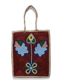 Plateau Purse, with Curvilinear Beadwork
