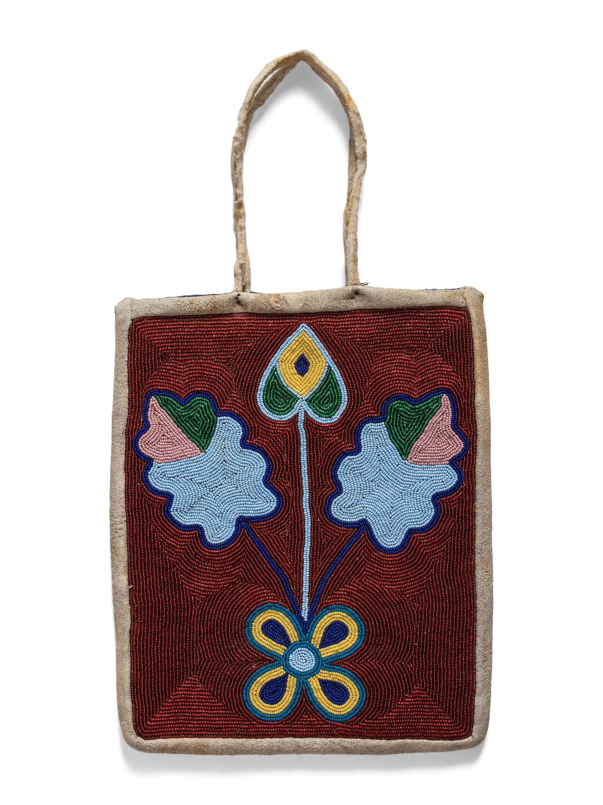 Plateau Purse, with Curvilinear Beadwork