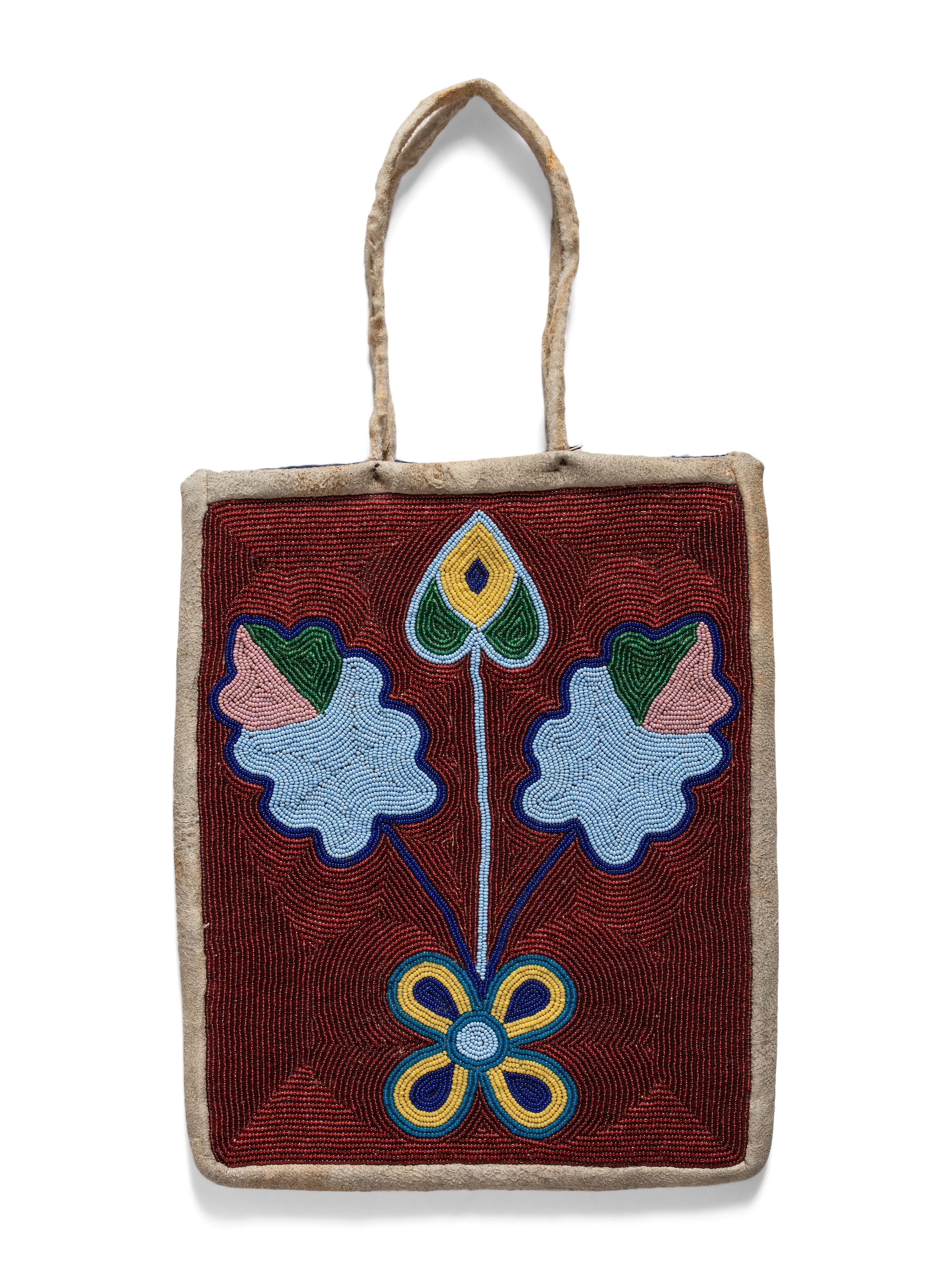 Plateau Purse, with Curvilinear Beadwork