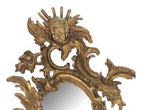 A Louis XV Style Gilt Bronze Mirror