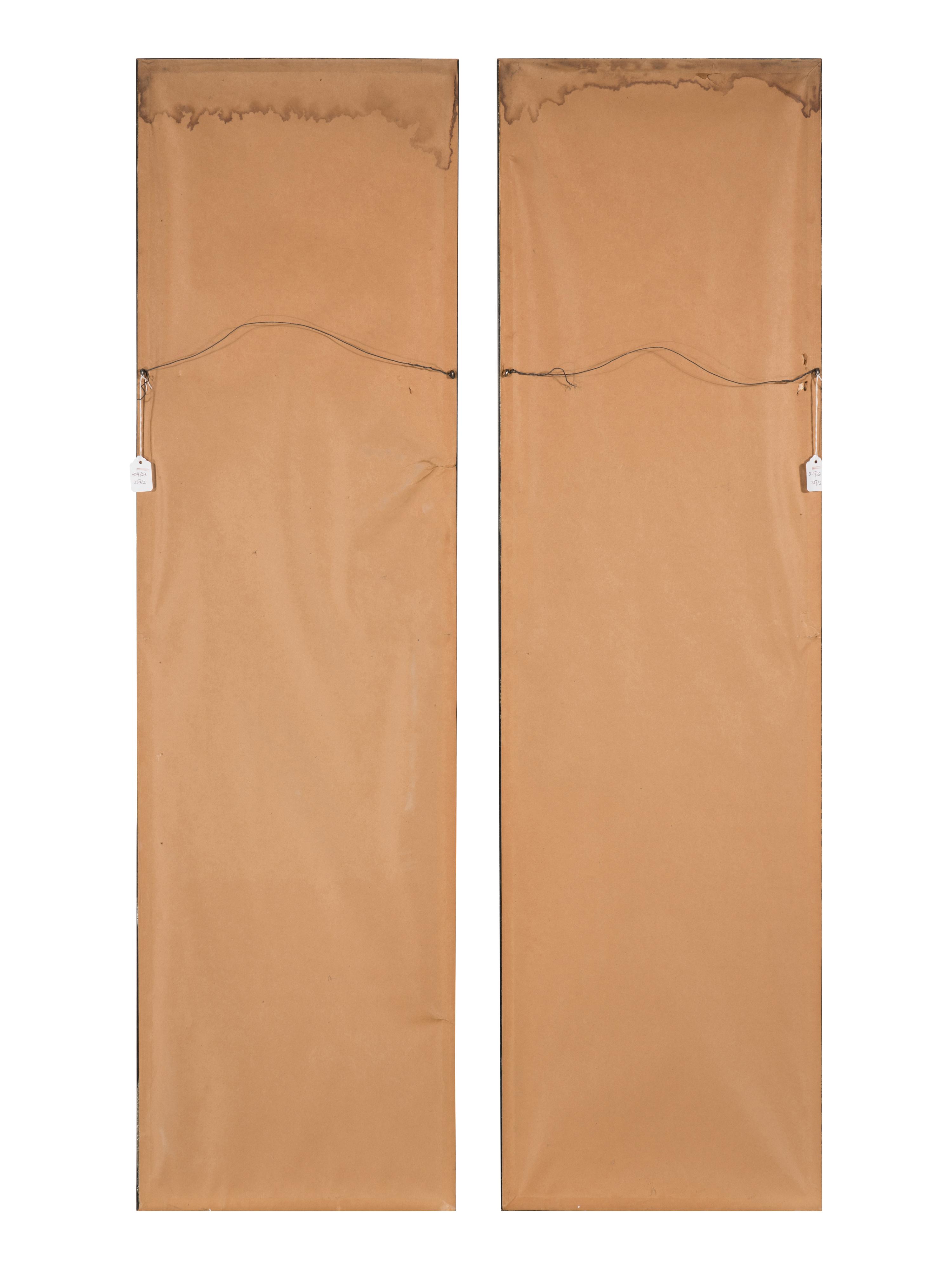 Two Korean Ink and Color on Silk Paintings, 19th/Early 20th Century