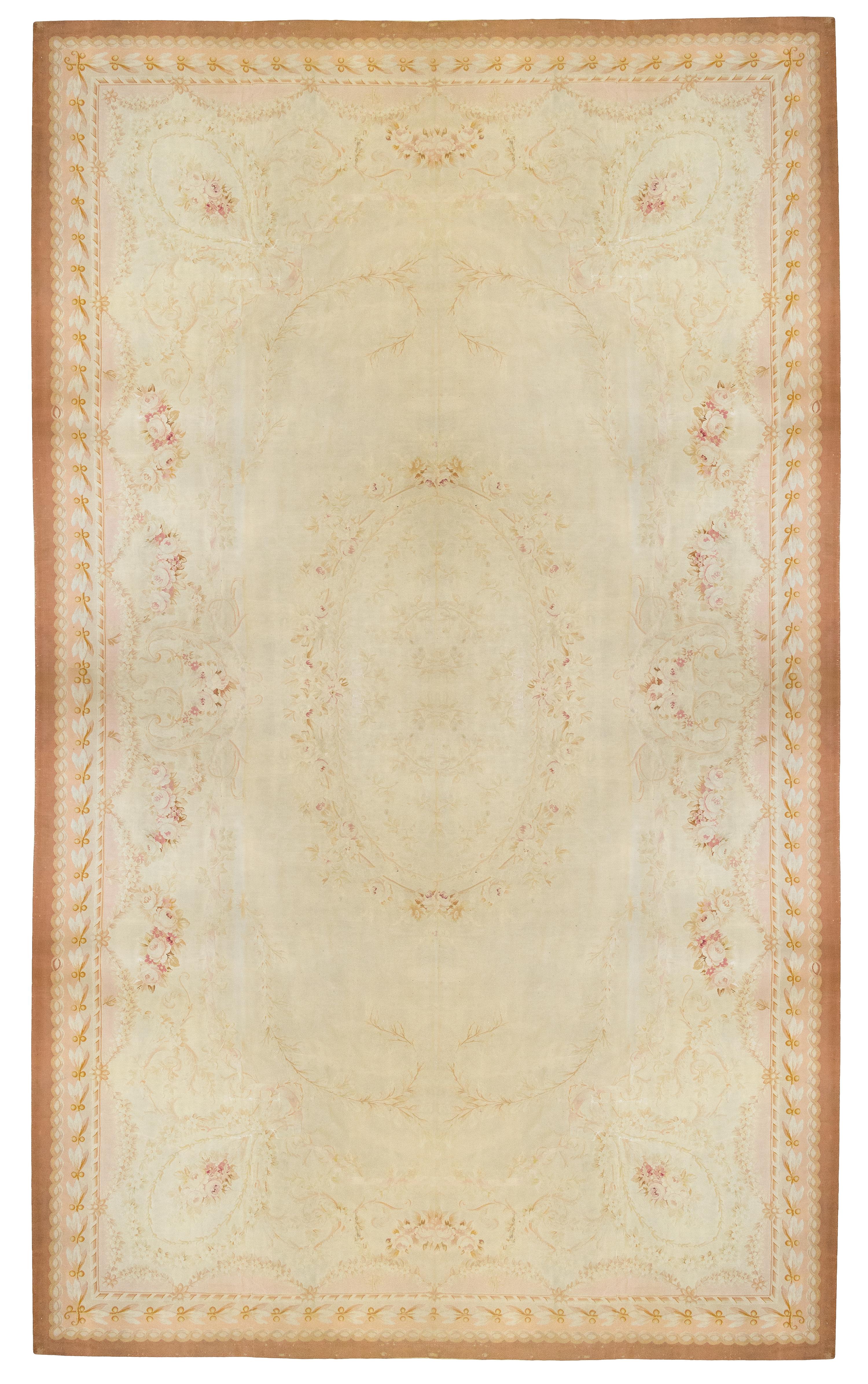 A Napoleon III Aubusson Wool Carpet 20 feet 8 inches x 13 feet 4 inches. — SECOND HALF 19TH CENTURY
